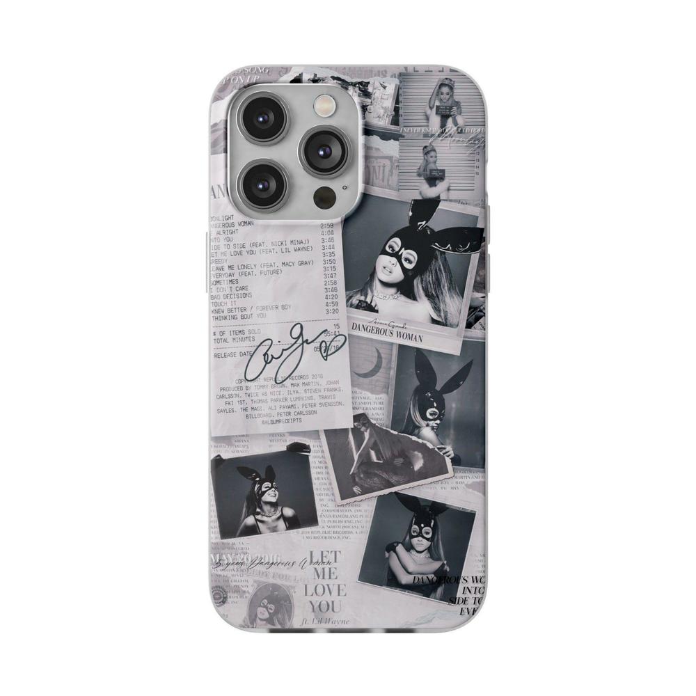 Ariana Black And White Collage Phone Case